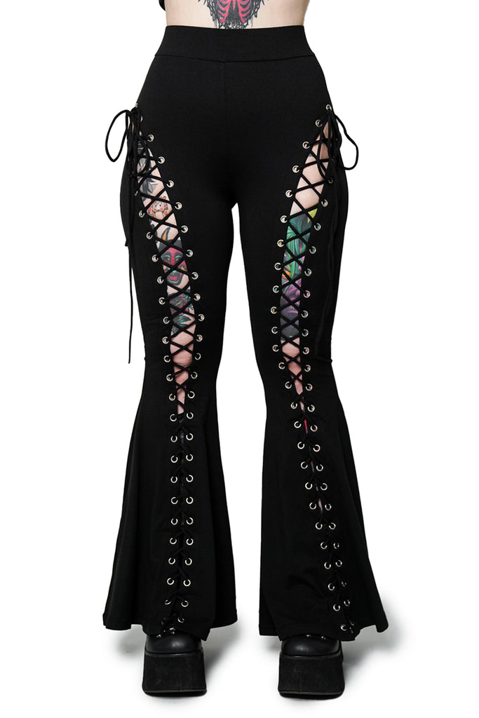 cigarette pants with lace Designer This is not merely a pair of trousers cigarette pants with lace Reflora