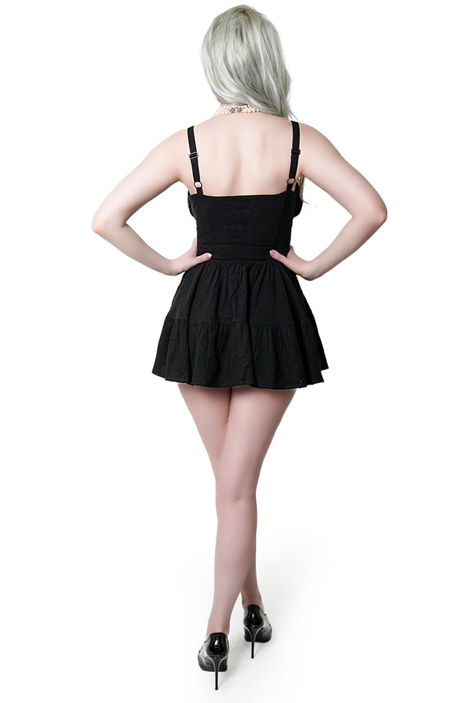 Clara Milkmaid Mini Dress L