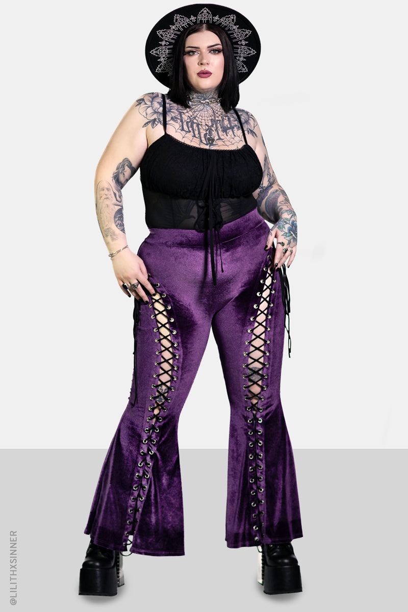 Ameri（アメリ）の「LACE PAINTING STRAIGHT PANTS（その他