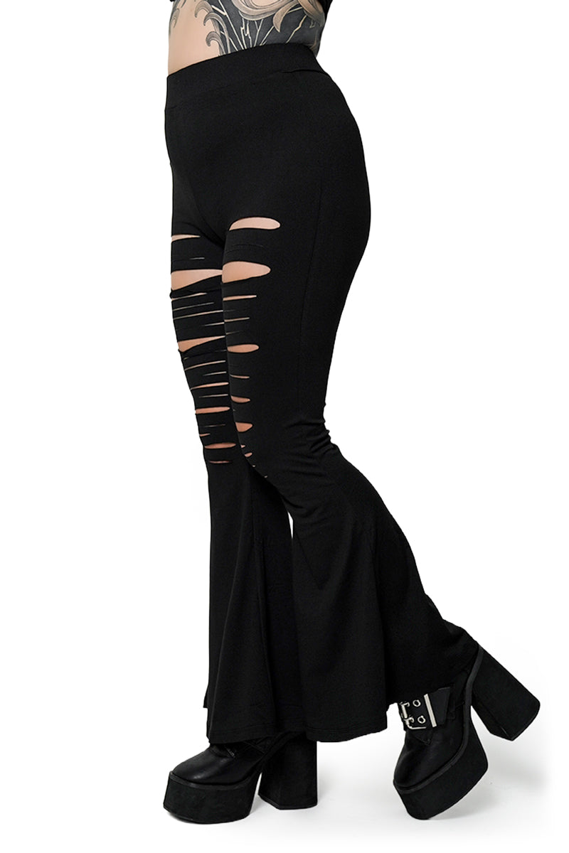 Cleo Flare Pants – Forest Ink