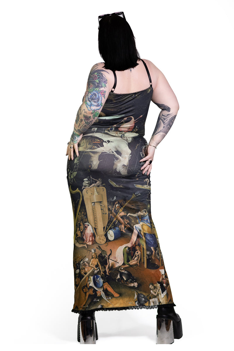 Earthly Delights Maxi Dress – Forest Ink