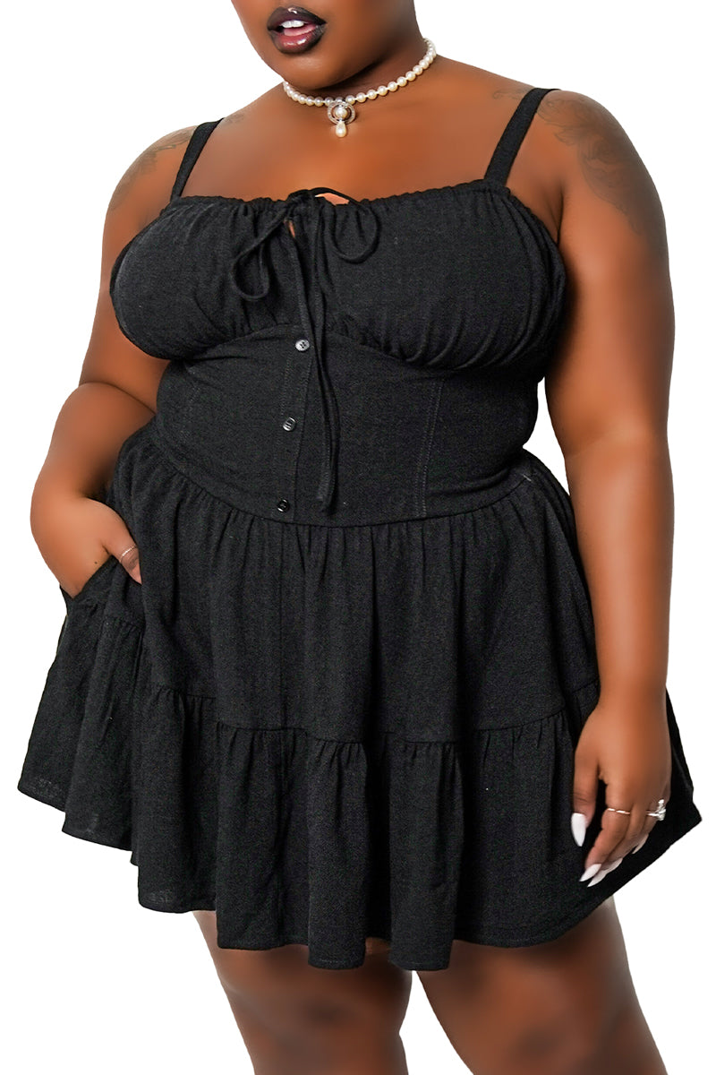 Clara Milkmaid Mini Dress XS Clara Milkmaid Mini Dress XS