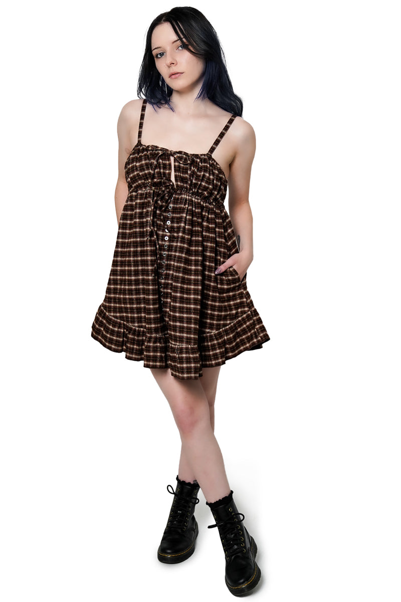plaid babydoll dress Lake Of Fire Babydoll Dress 2XL