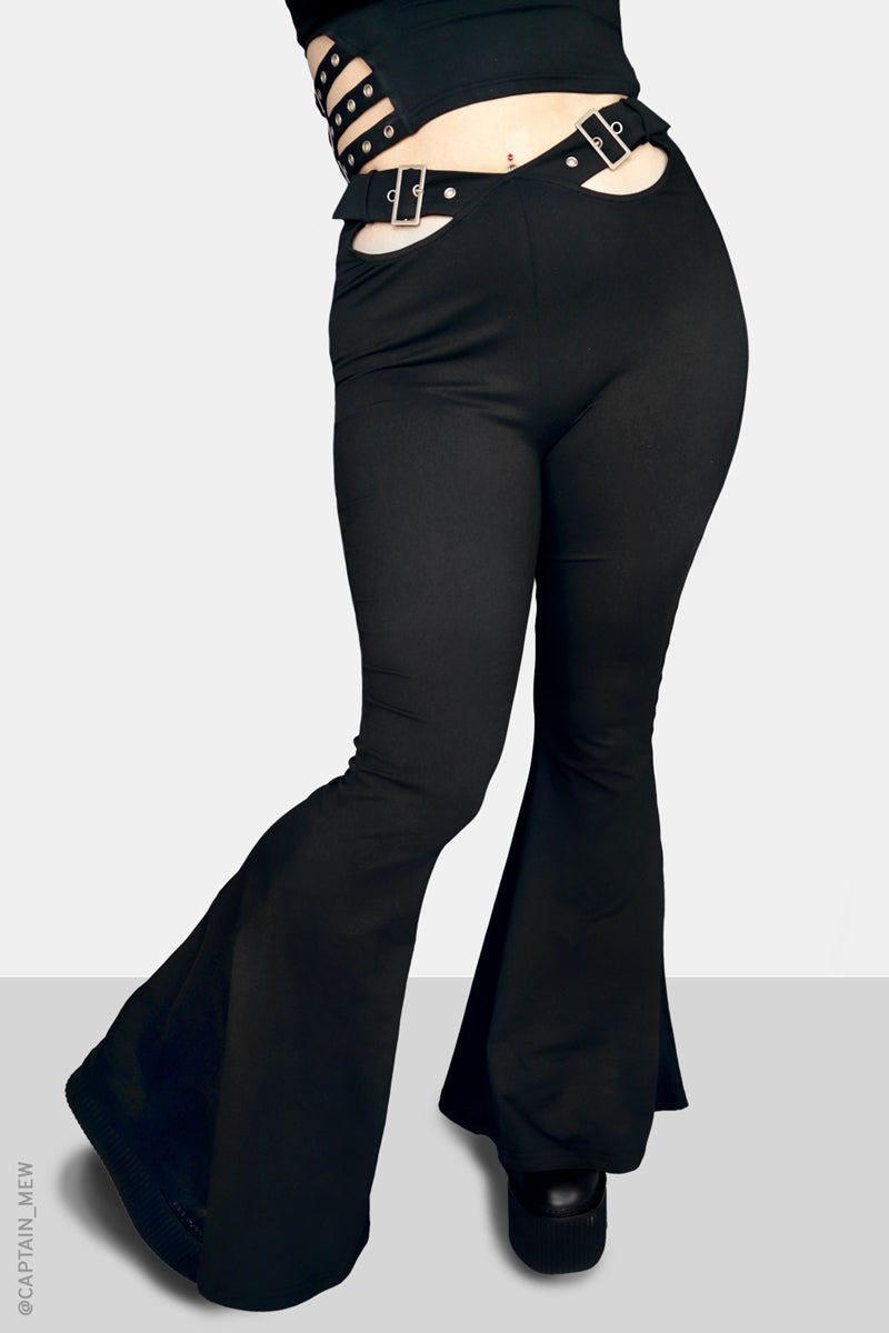 Lita Flare Pants – Forest Ink