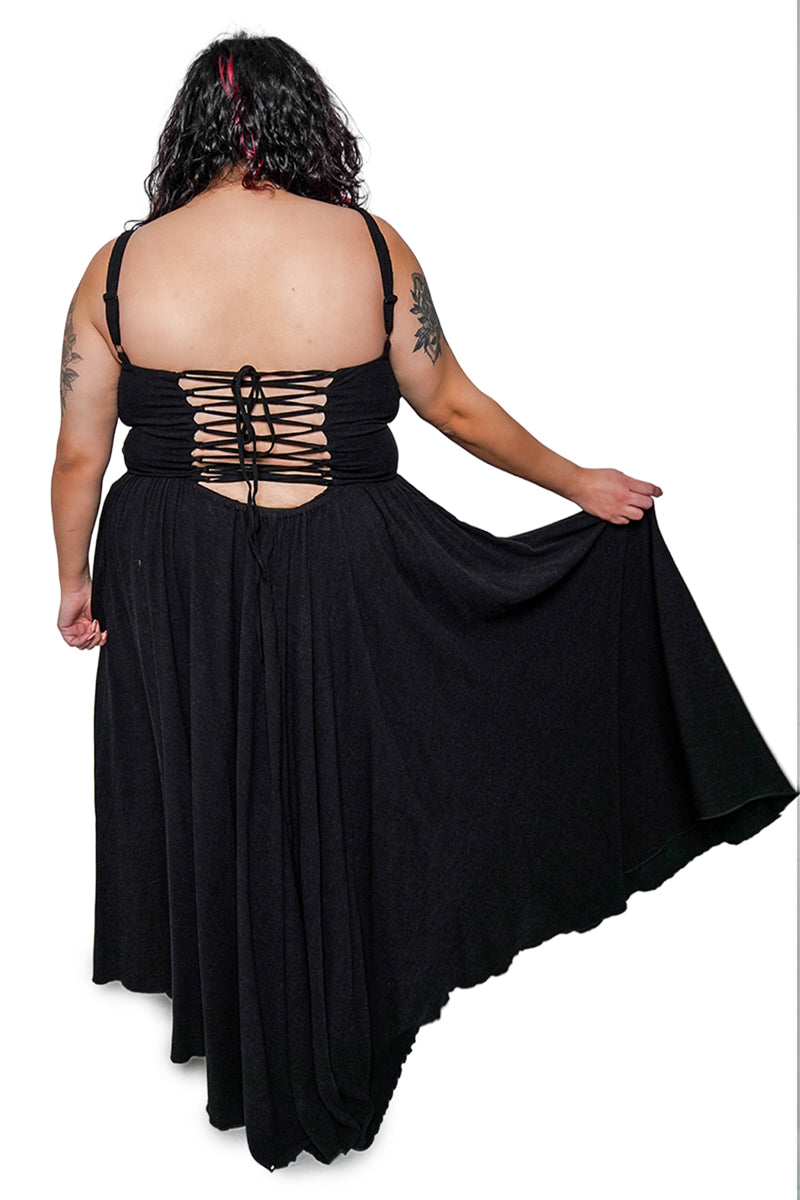 Maiden Maxi Dress – Forest Ink