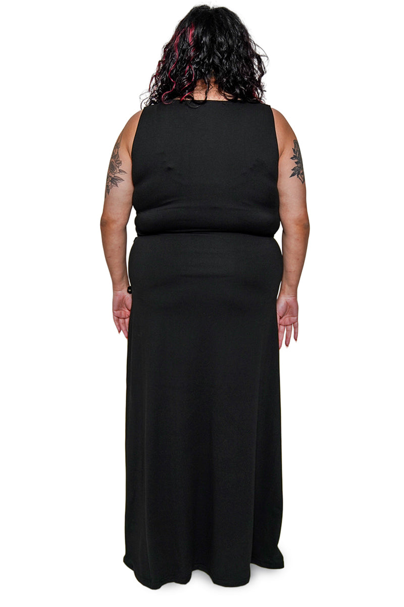 Rosetta Buckle Maxi Dress  Forest Ink