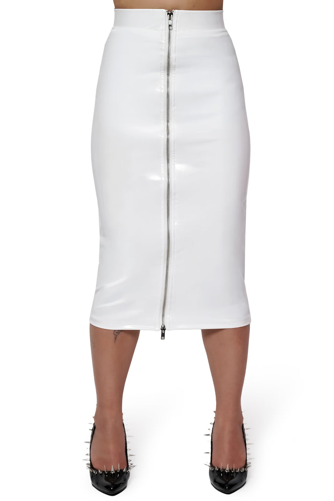 Porcelain Video Vixen Midi Skirt – Forest Ink