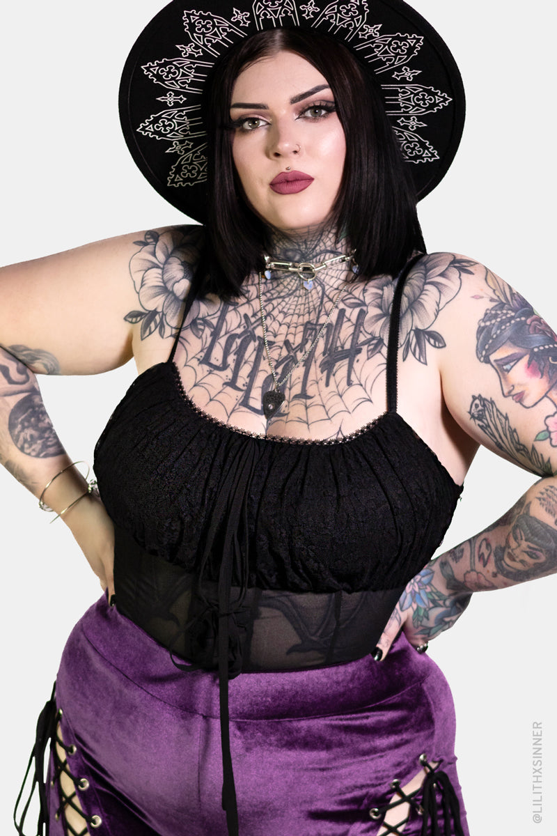 Obsidian Calpurnia Cami Top – Forest Ink