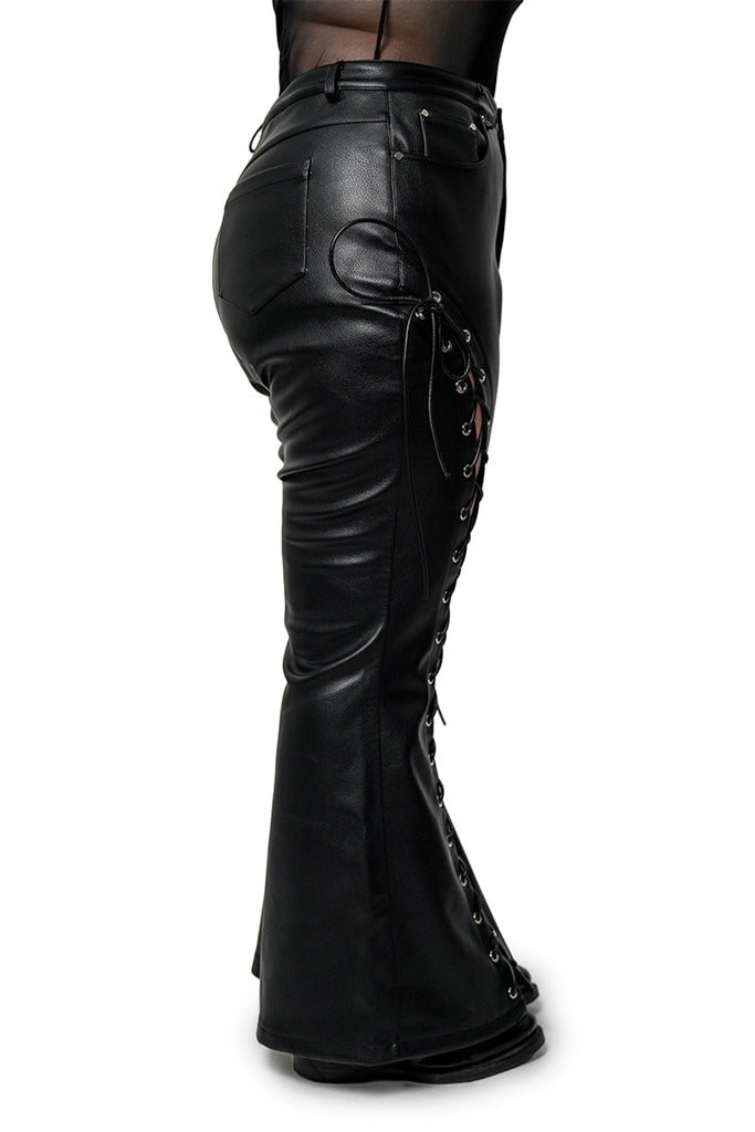 Opium Flare Pants – Forest Ink