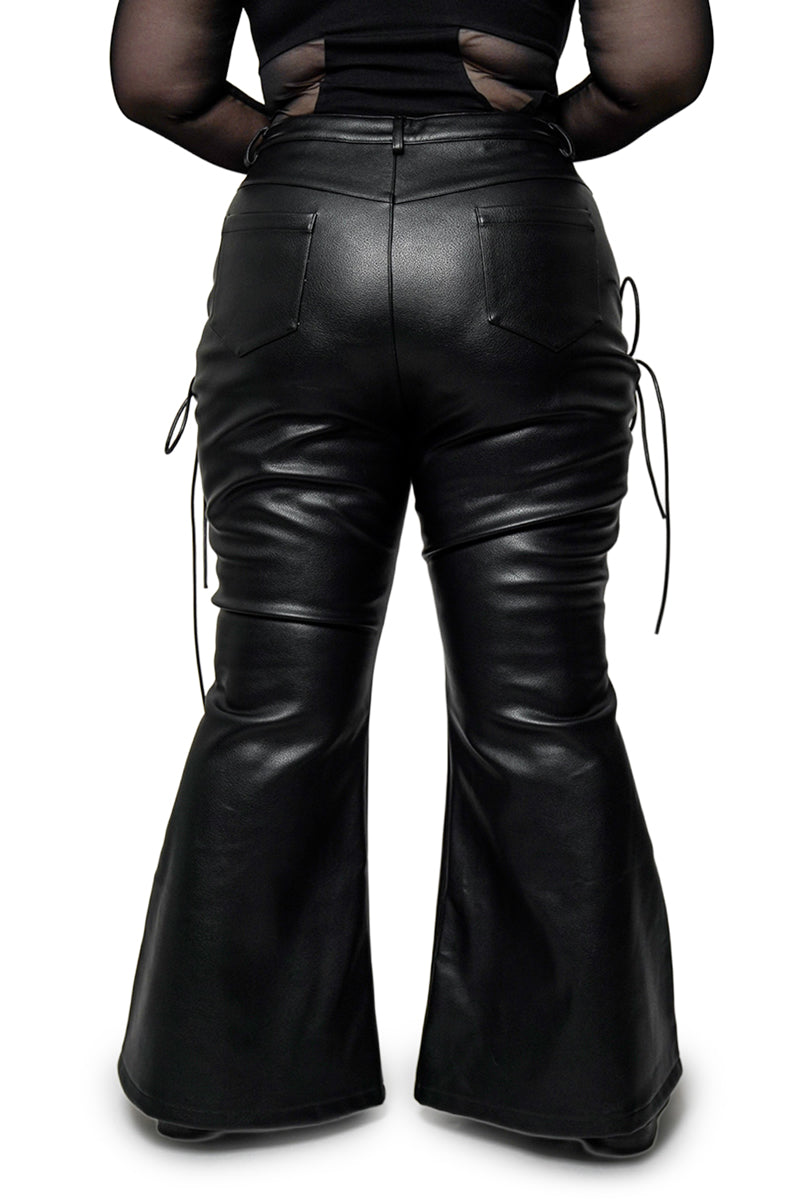 Pre-Order) Opium Flare Pants – Forest Ink