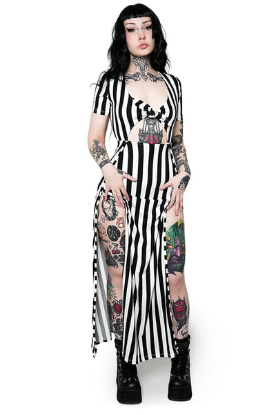 Beetle M-Line Maxi Dress – Forest Ink