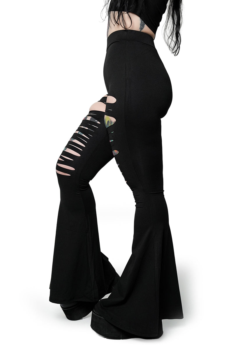 Cleo Flare Pants – Forest Ink