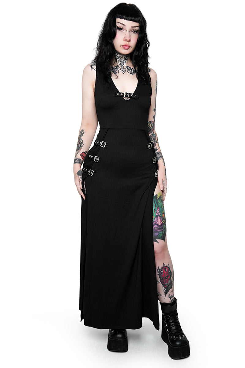 Rosetta Buckle Maxi Dress Forest Ink Rosetta Buckle Maxi Dress Forest Ink