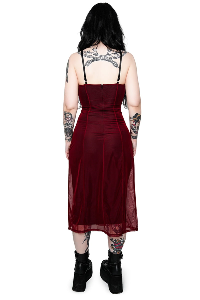 corey lynn calter valentina sleeveless midi dress Valentina Midi Dress – Forest Ink