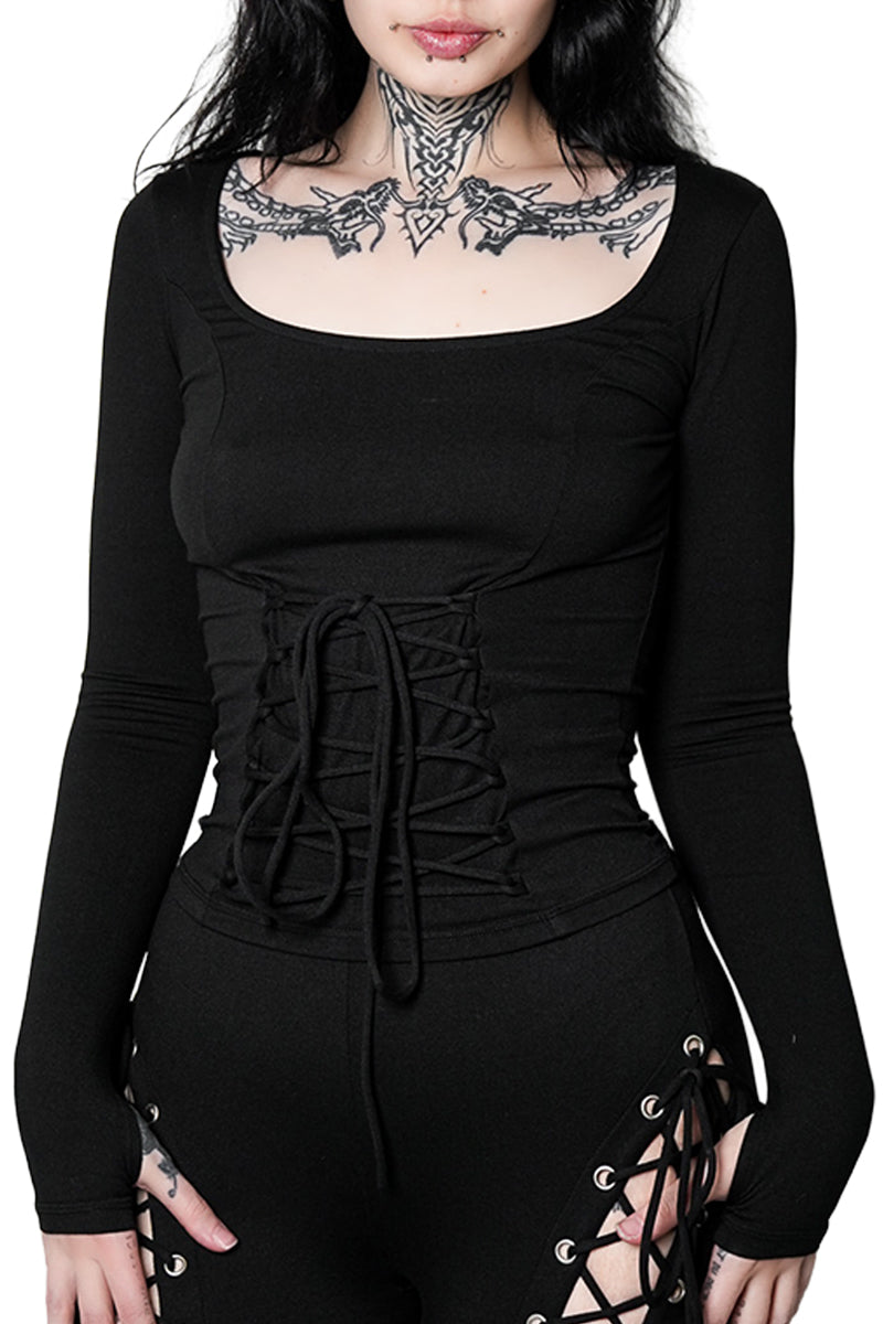 Viper Long Sleeve Top – Forest Ink