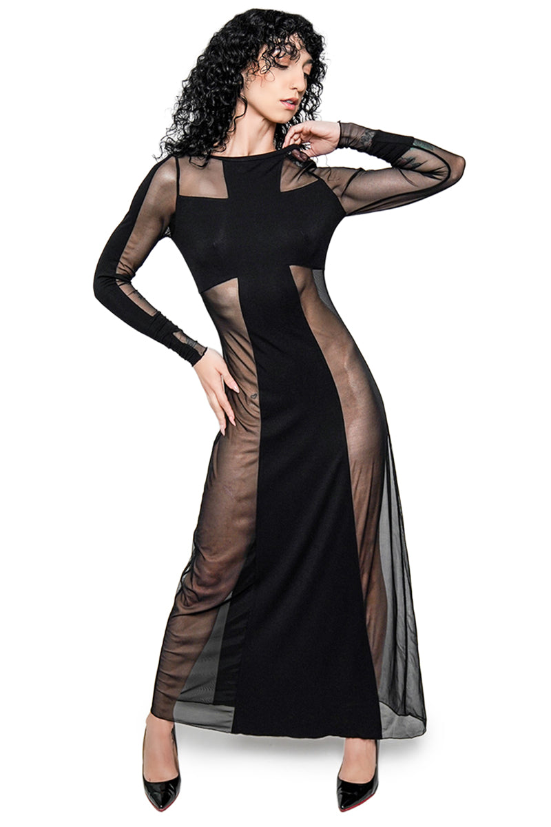Divinity Maxi Dress – Forest Ink