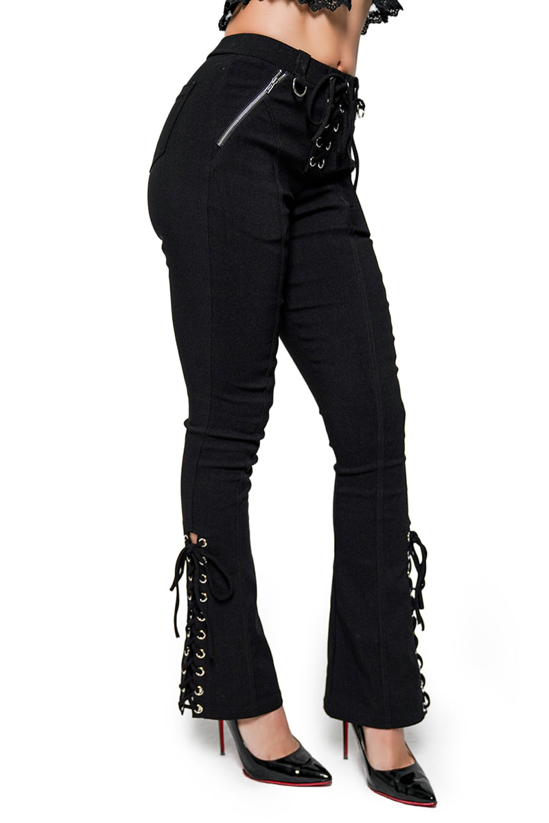 Libertine Flare Pants – Forest Ink